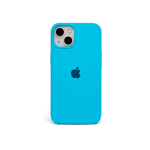 APPLE Silicone Case Para iPhone 13 CELESTE