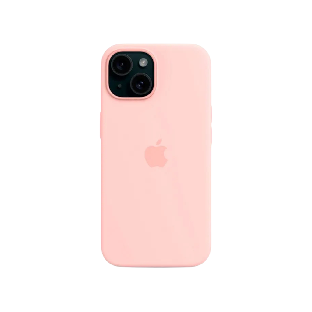 APPLE Silicone Case Para iPhone 15 ROSA
