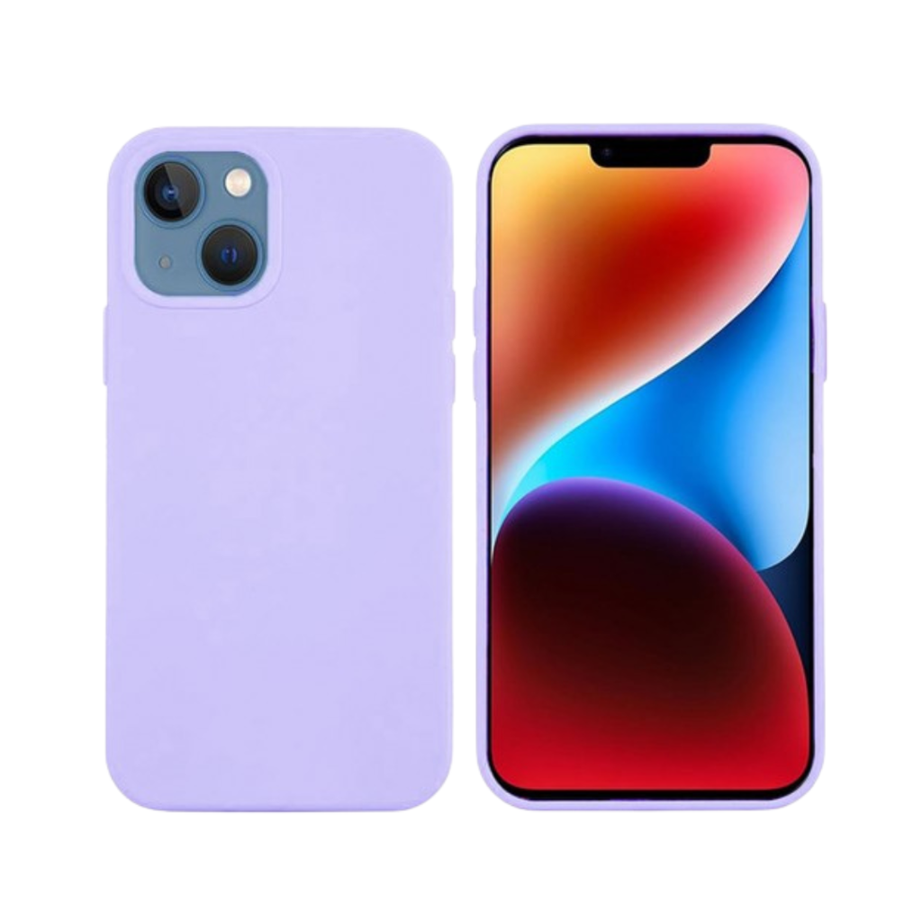 APPLE Silicone Case Para iPhone 15 LILA