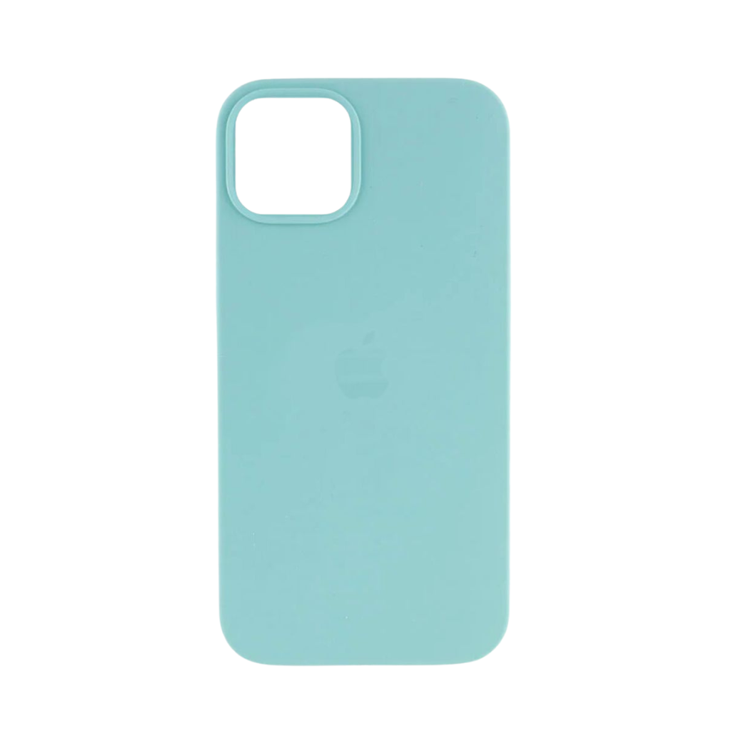 APPLE Silicone Case Para iPhone 15 VERDE AGUA