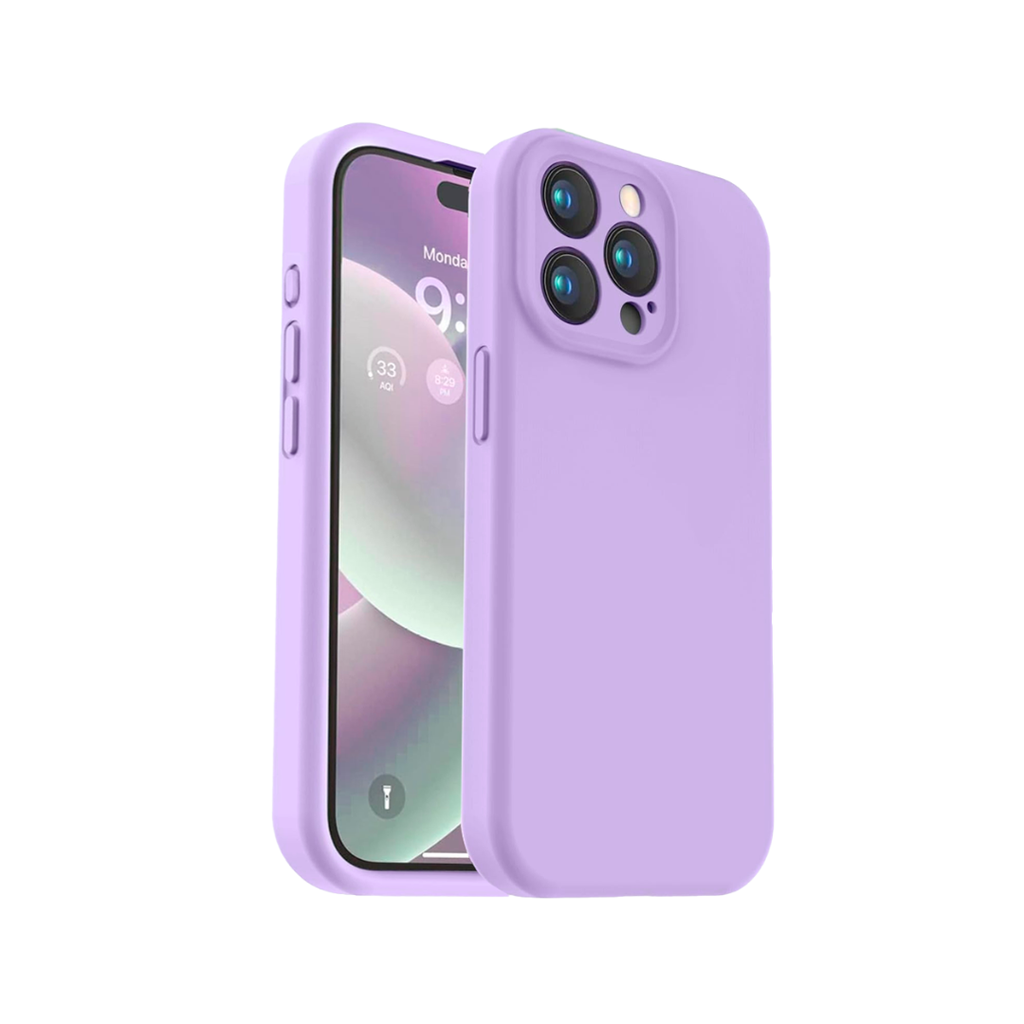 APPLE Silicone Case Para iPhone 15 PRO MAX LILA 