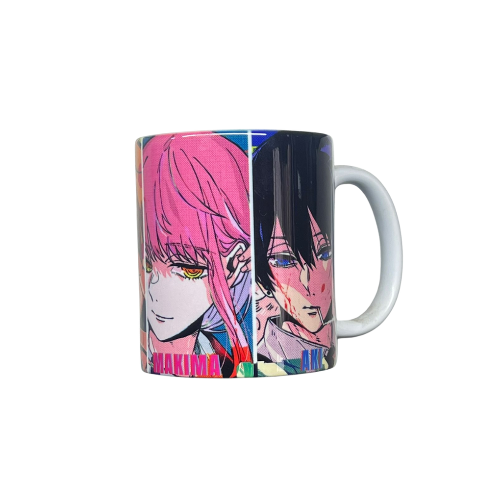 taza sublimada diseño chain saw man tz10