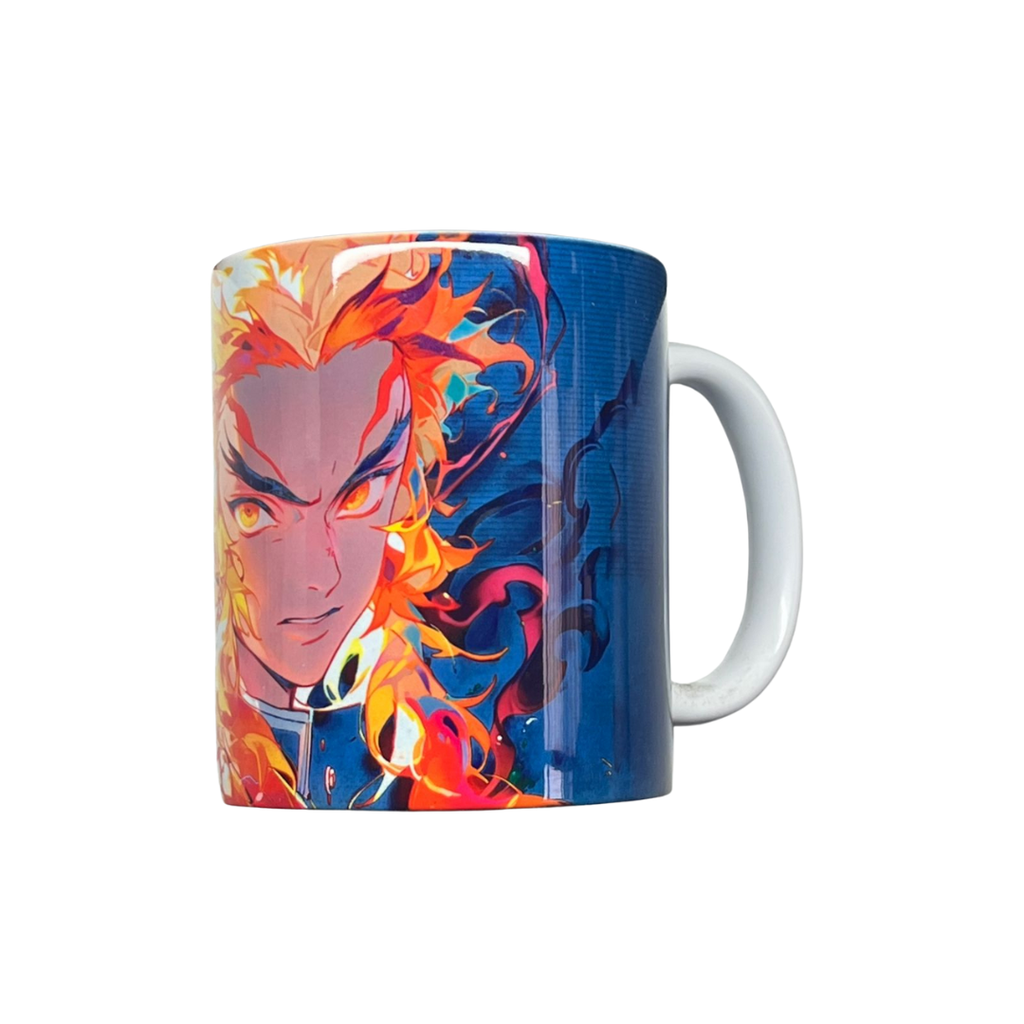 taza sublimada diseño Demon Slayer Rengoku tz20