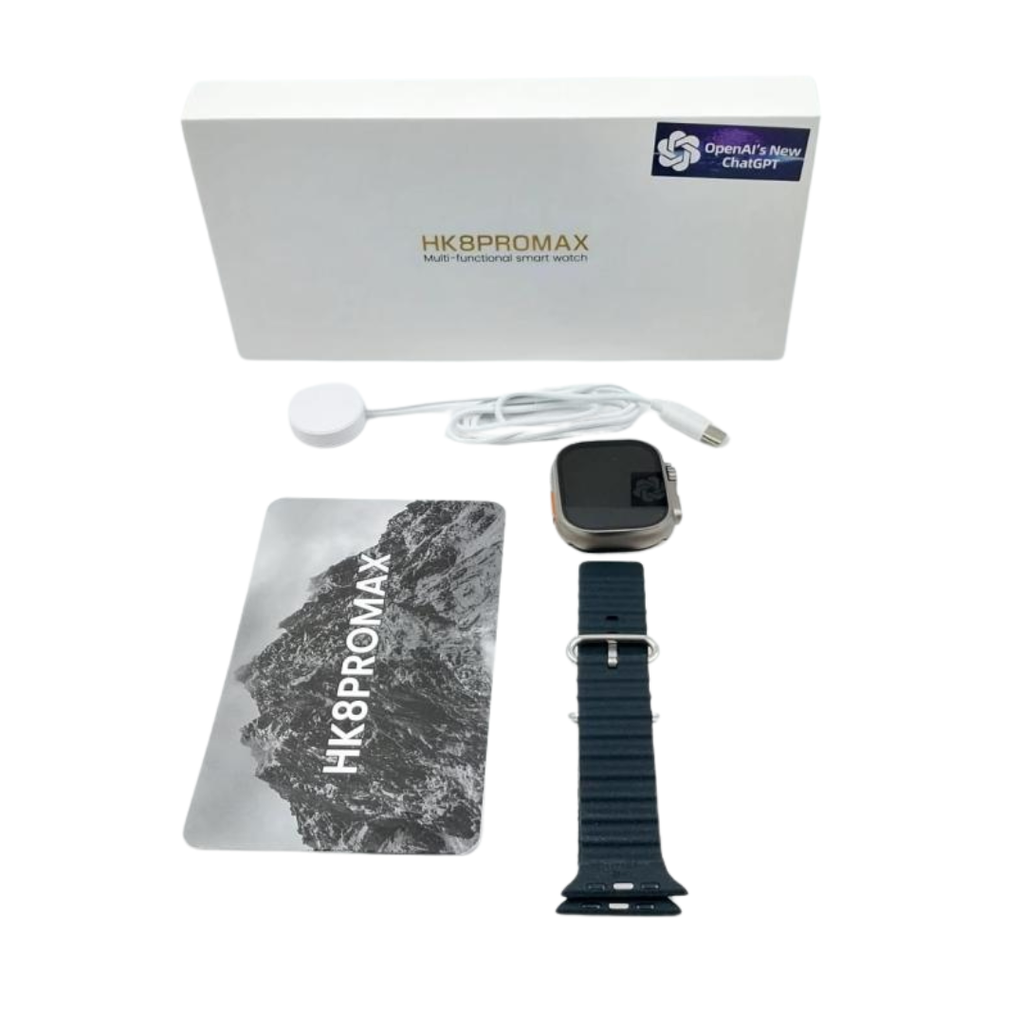 RELOJ INTELIGENTE HK8 PRO MAX NEGRO