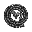 PROTECTOR Y ORGANIZADOR PARA CABLES LP121 30819 UGREEN 3M NEGRO 