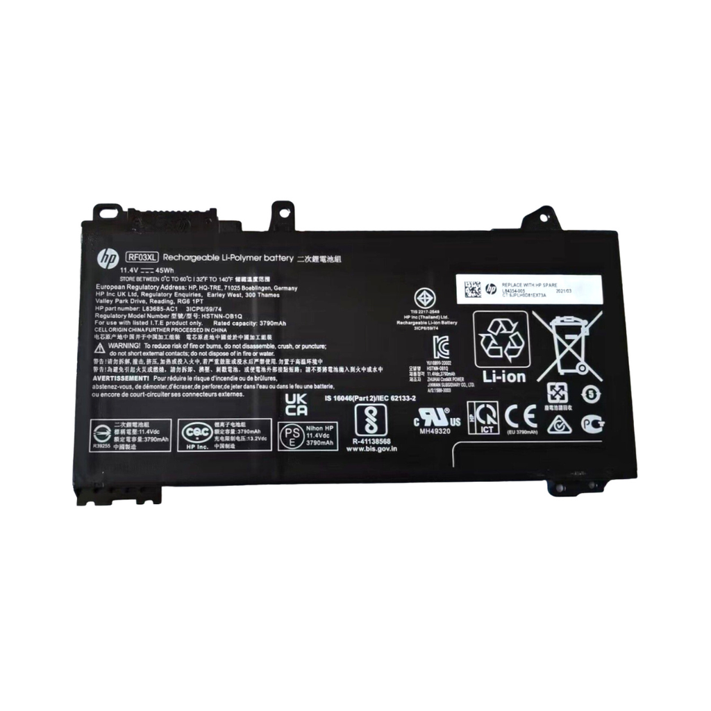 HP L84354-005 - 3-Cell RF03XL RFO3XL RF03 Battery for HP ProBook 430 440 445 450 455 G6 G7 / ZHAN 66 Pro 13 14 15 G2 G3 CN6