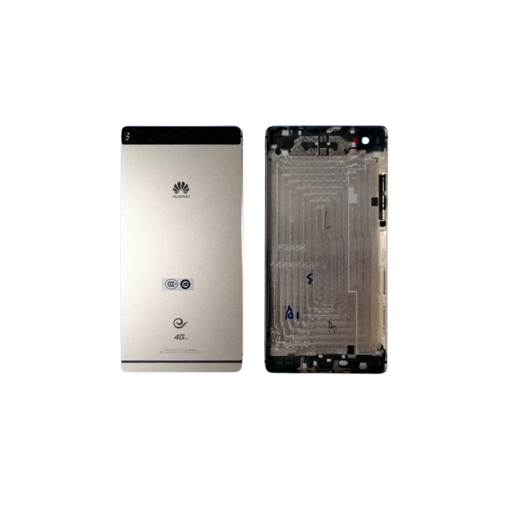 TAPA HUAWEI P8 GRA-UL00 L09 DORADA/NEGRO CON MARCO CN8
