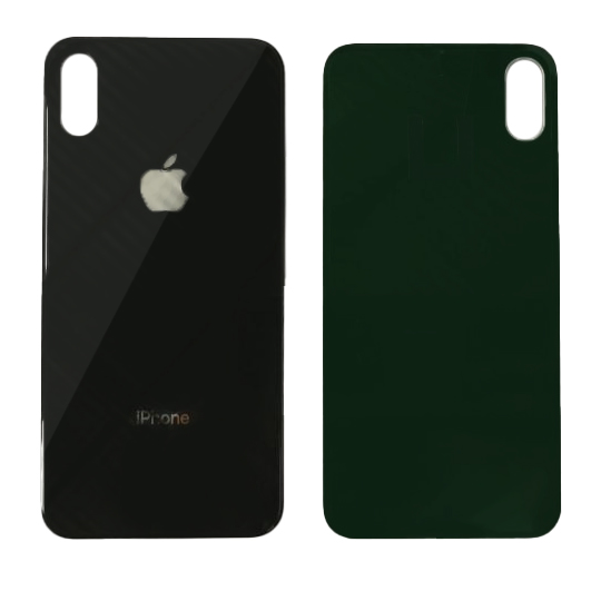 TAPA IPHONE XS NEGRA SIN MARCO
