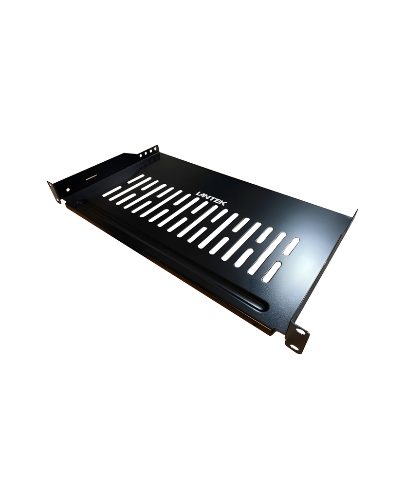 Bandeja 1U 250mm (10) de fondo Ventilada, LANTEK LTK.BAN1010
