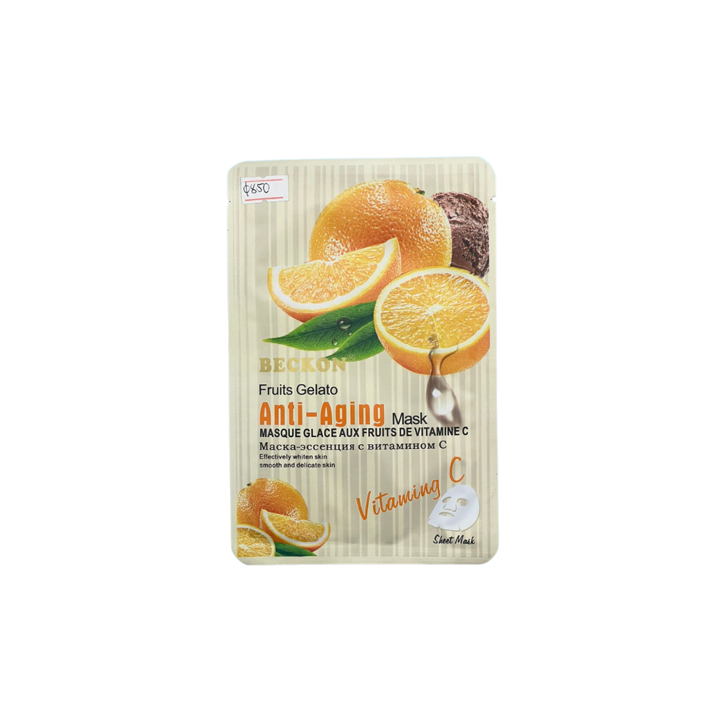 Máscara de Rostro Fruits Gelato anti-aging vitamina C
