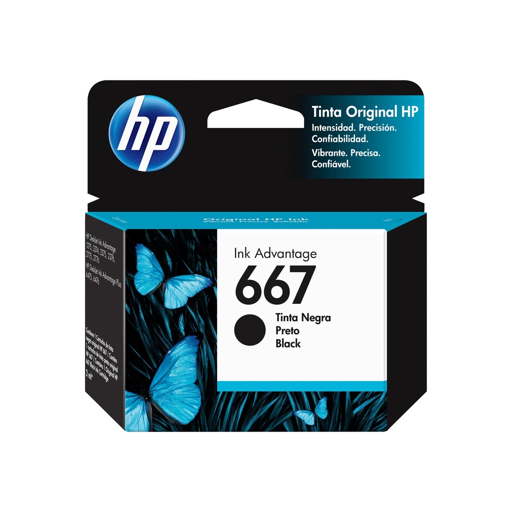Hp Cartucho Hp 667 negro 3YM79AL