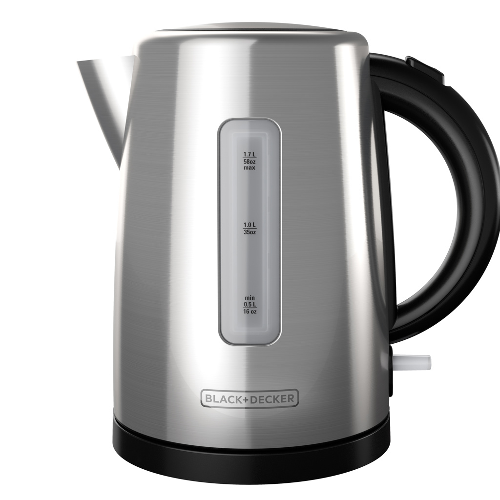 Black + Decker hervidor 1.7L inox inalambrico KE2000SD