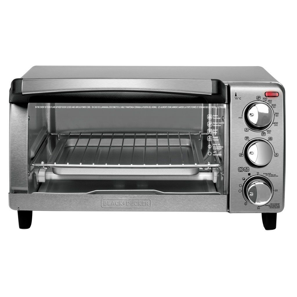 Black + Decker horno 4 rebanadas inox TO1760SS-LA