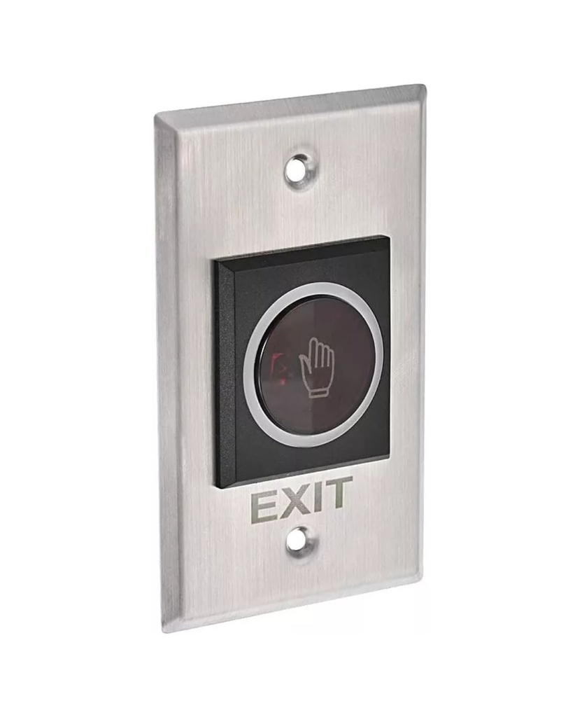 Boton de salida sin contacto standard 70mm?114mm SIN TIMER, LANTEK LTK-BOTSTD