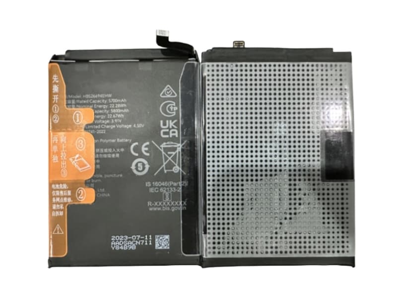 batería HONOR HB526694EHW, Reemplazar la Batería para Honor X50I X50 X9B