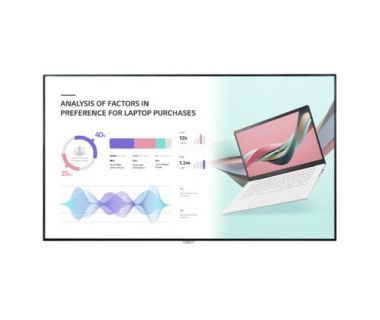 Pantalla de señalizacion digital comercial de formato grande de 98 pulgadas, Ultra HD 4K (3,840 x 2,160) a 60 Hz, (24/7) 98UH5Q