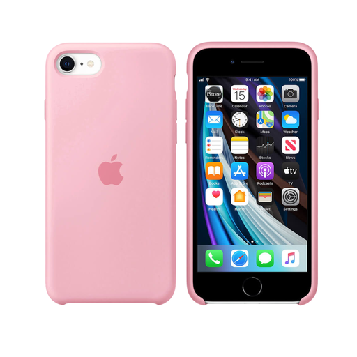 APPLE Silicone Case Para iphone 7G | 8G | SE 2020 Rosa