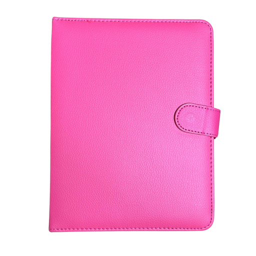 Agenda Universal Cuero 8 Pulgadas rosado con teclado 