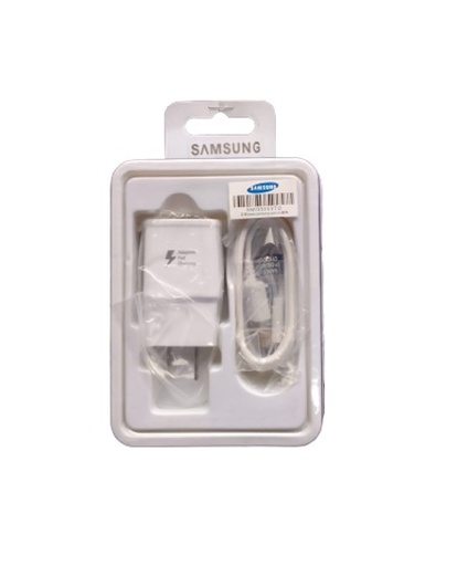 CARGADOR COMPLETO SAMSUNG MICRO S6/G920 15W BLANCO