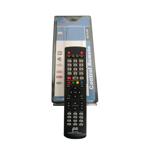 [CTRUNI0002] CONTROL UNIVERSAL TELEVISOR PANTALLA SMART TV AD-UL038
