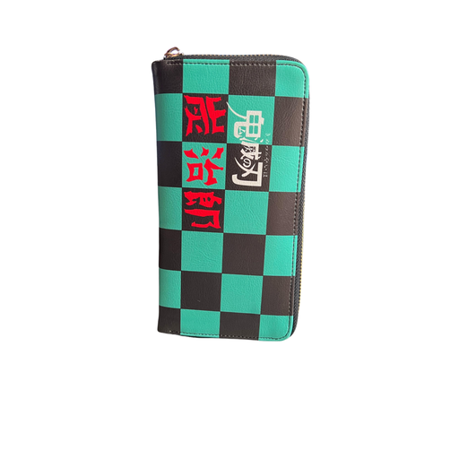 [C037] Cartera de mano Kimetsu no Yaiba Haori de Tanjiro