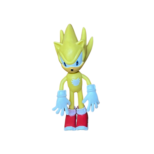 FIGURA DE COLECCIÓN ARTICULADA SONIC THE HEDGEHOG SUPER SONIC 10-15 CM