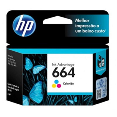Hp Cartucho Hp 664 color F6V28AL