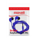 [MX00038] Maxell audifono in-Bax c/mic azul 347948