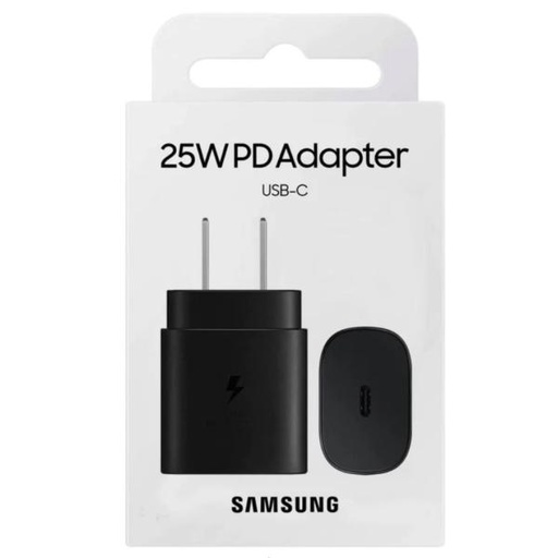 [CCU0027] CUBO CARGADOR TIPO C SAMSUNG 25W R.E "M" NEGRO