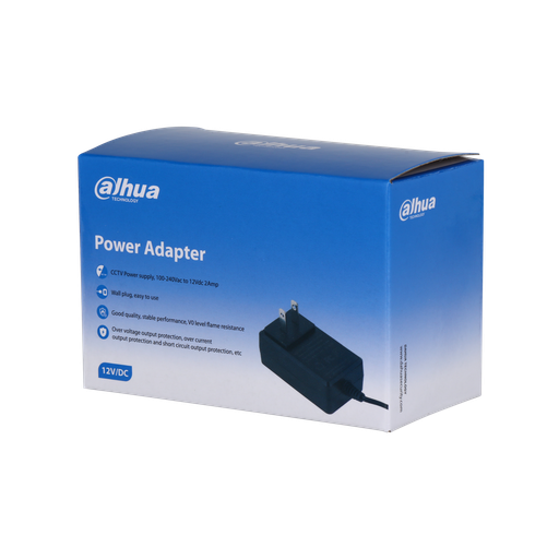 [DH00064] Dahua adaptador de corriente 12 V DC 2A - DH-PFM320-020US - 1.0.99.19.10079