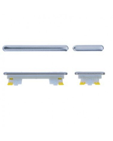 Kit de teclas externas Samsung A33 5G  (plateado)