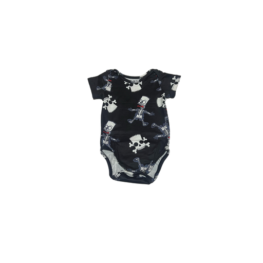 Mameluco de diseño Bart Simpson talla 3 a 6 meses