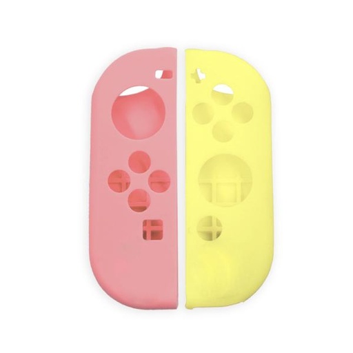 SILICON JOYCON ROSADO AMARILLO SWITCH