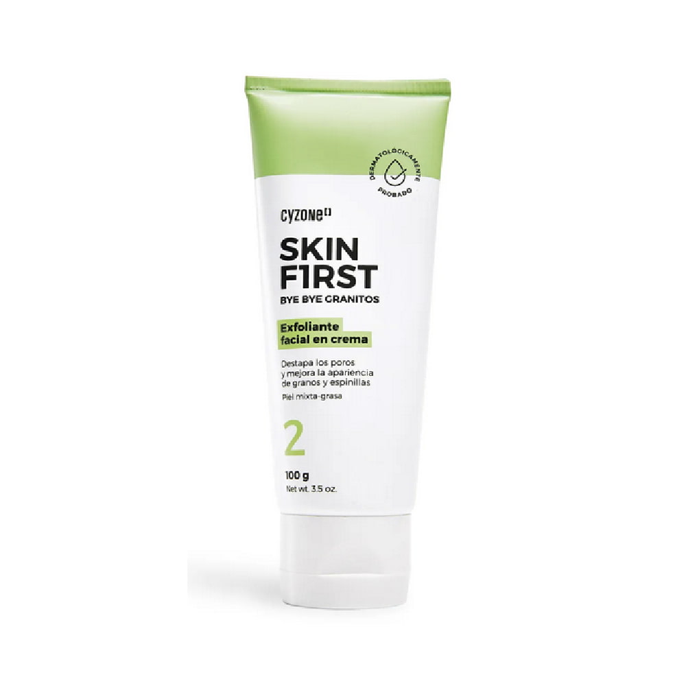 Exfoliante Facial en Crema Skin First Cyzone 100 g | awapaz