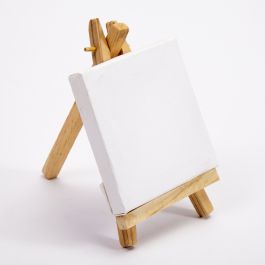 Caballete madera canva mini 8x7x1.7cm