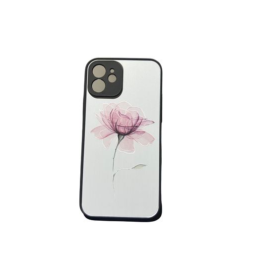 ESTUCHE CON DISEÑO FLOR IPHONE 12 