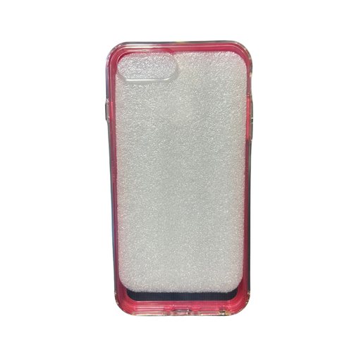 ESTUCHE APPLE IPHONE 6G | 7G | 8G PLUS TRANSPARENTE ROJO