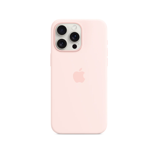 APPLE Silicone Case Para iPhone 15 PRO ROSA