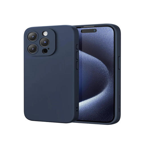 APPLE Silicone Case Para iPhone 15 PRO MAX AZUL TORMENTA