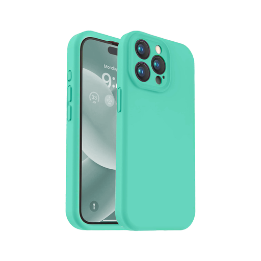 APPLE Silicone Case Para iPhone 15 PRO MAX VERDE