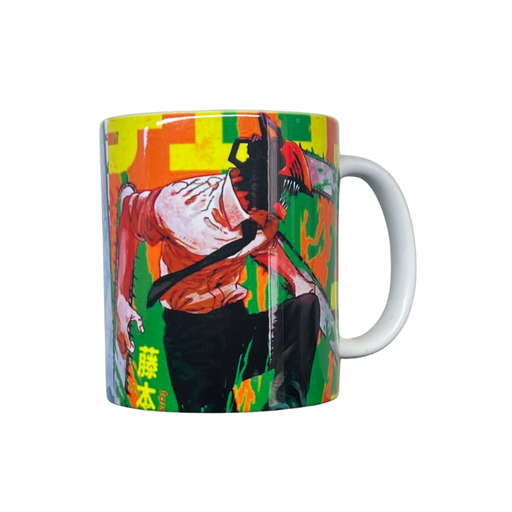 taza sublimada diseño chain saw man tz12