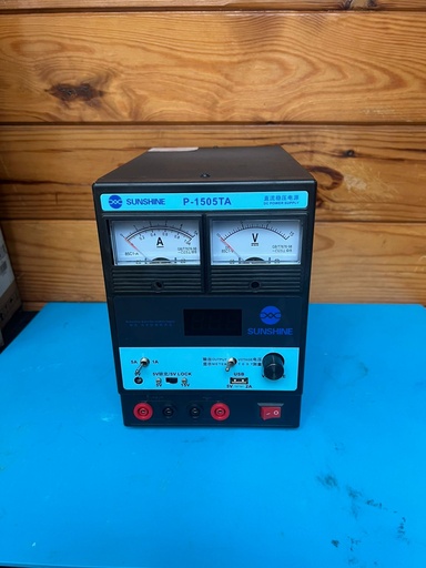 LIQUIDACION HERRAMIENTA FUENTE DE PODER ALIMENTACION P-1505TA SUNSHINE USADO