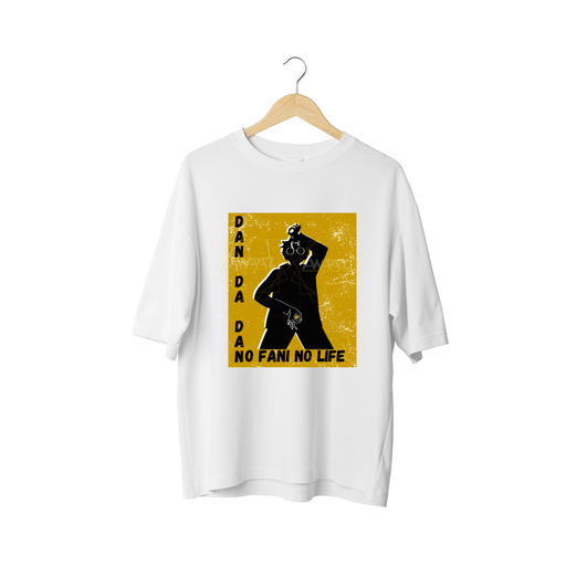 [DD2] Camisa Dan Da Dan Unisex Blanca NO FANI NO LIFE