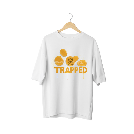 [DD4] Camisa Dan Da Dan Unisex Blanca TRAPPED