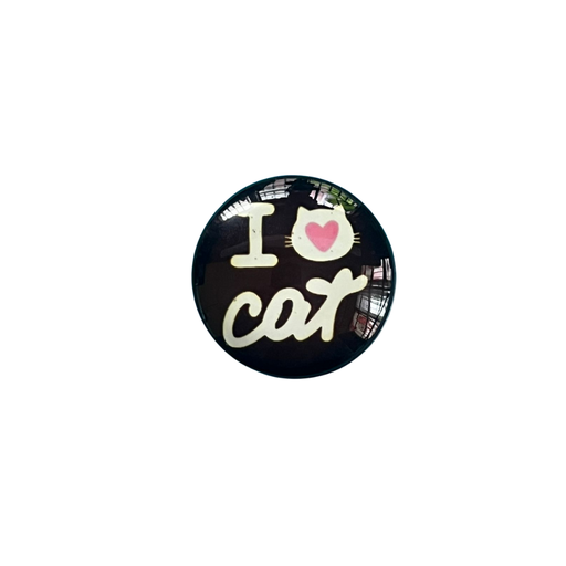 Pop Socket 3D que brilla en la oscuridad I LOVE CAT