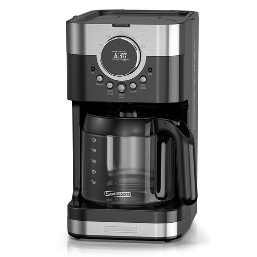 [BD00019] Black + Decker cafetera 12 tazas inox digital CM4200S-LA