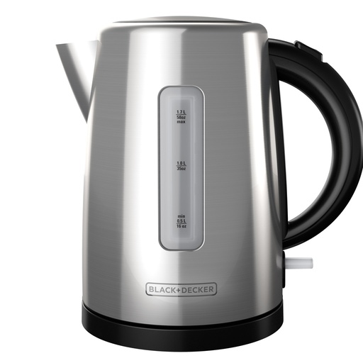 [BD00027] Black + Decker hervidor 1.7L inox inalambrico KE2000SD