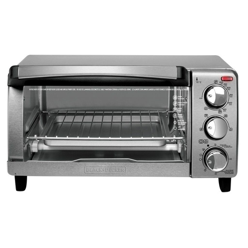 [BD00037] Black + Decker horno 4 rebanadas inox TO1760SS-LA