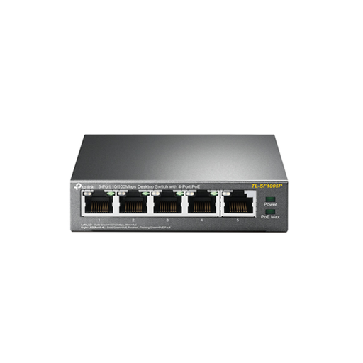 [TP00275] TP-link switch omada de escritorio de 5 puertos a 10/100 Mbps con PoE de 4 puertos - TL-SF1005P